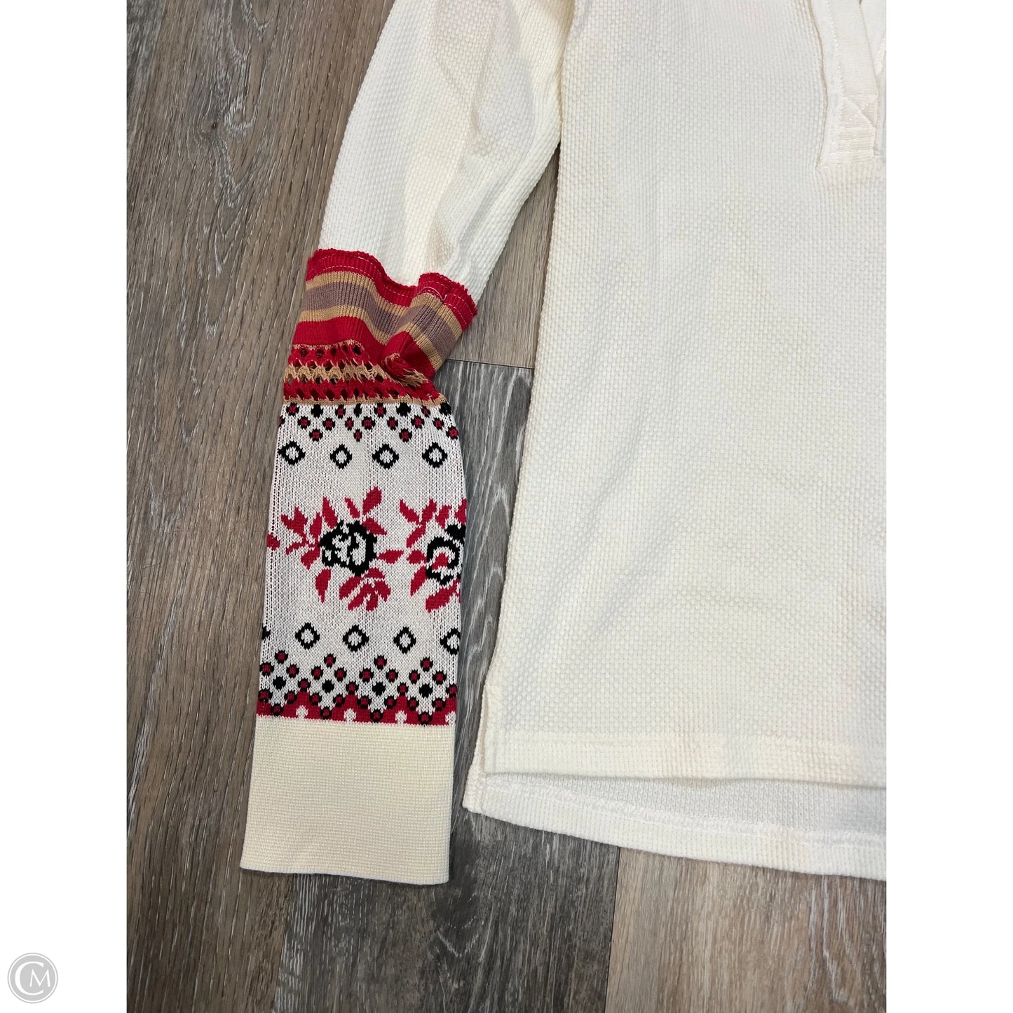 Top Long Sleeve By Free People In Cream, Size: S