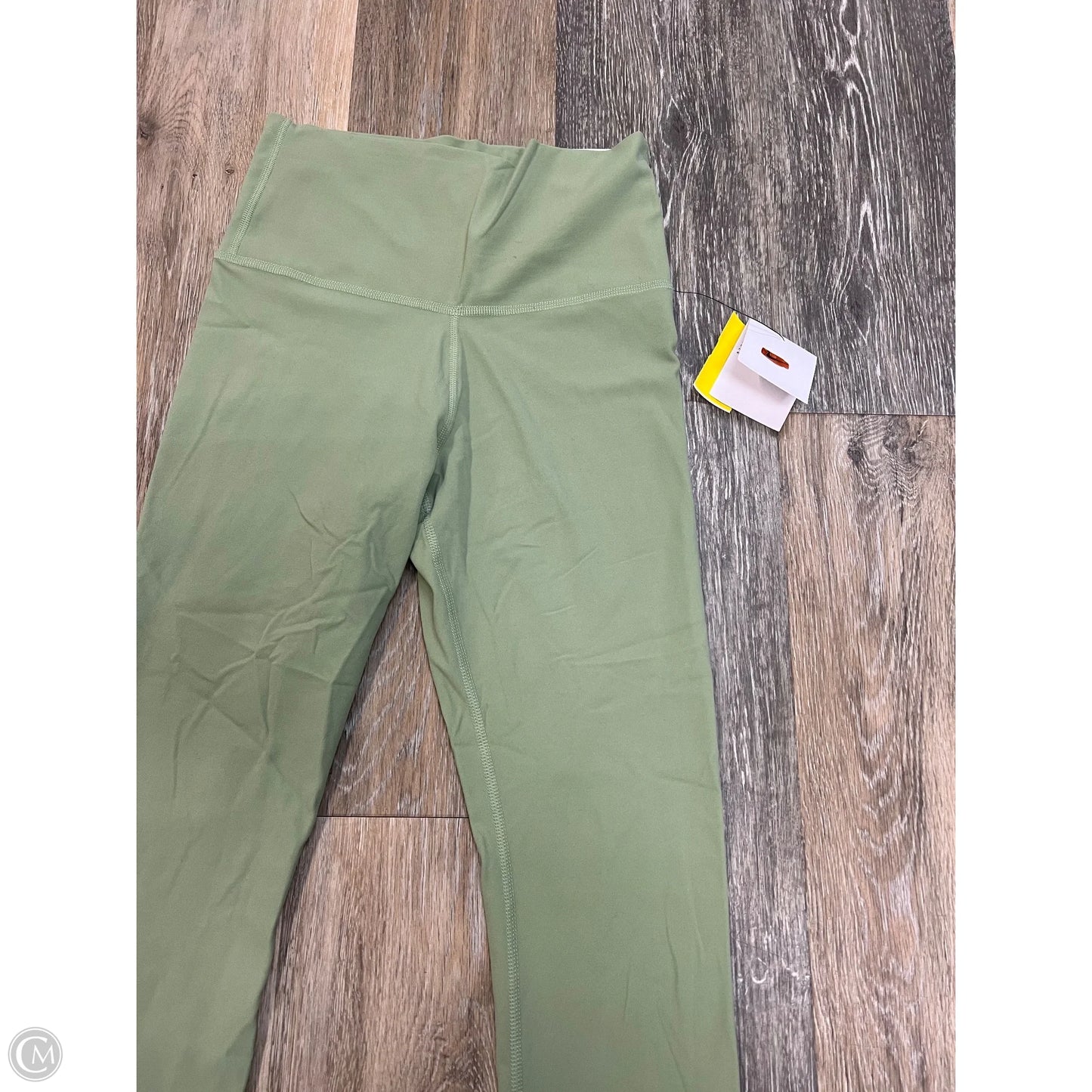 Athletic Leggings By Nike Apparel In Green, Size: S