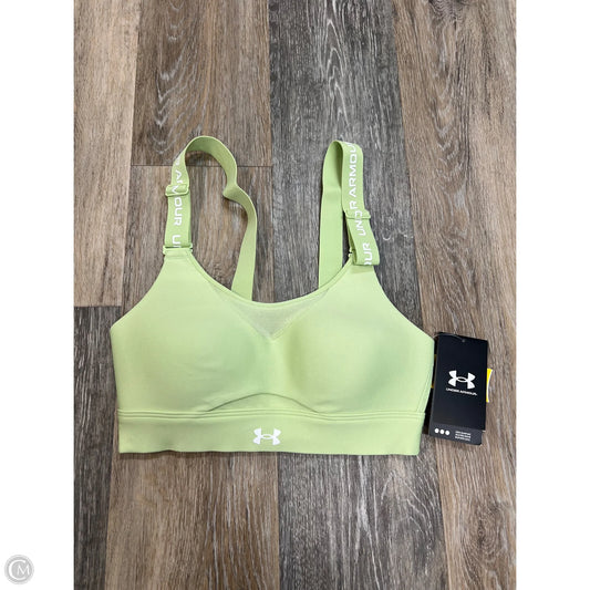 Athletic Bra By Under Armour In Green, Size: Xs