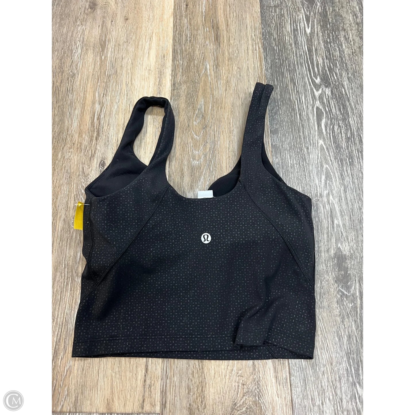Athletic Tank Top By Lululemon In Black, Size: 4