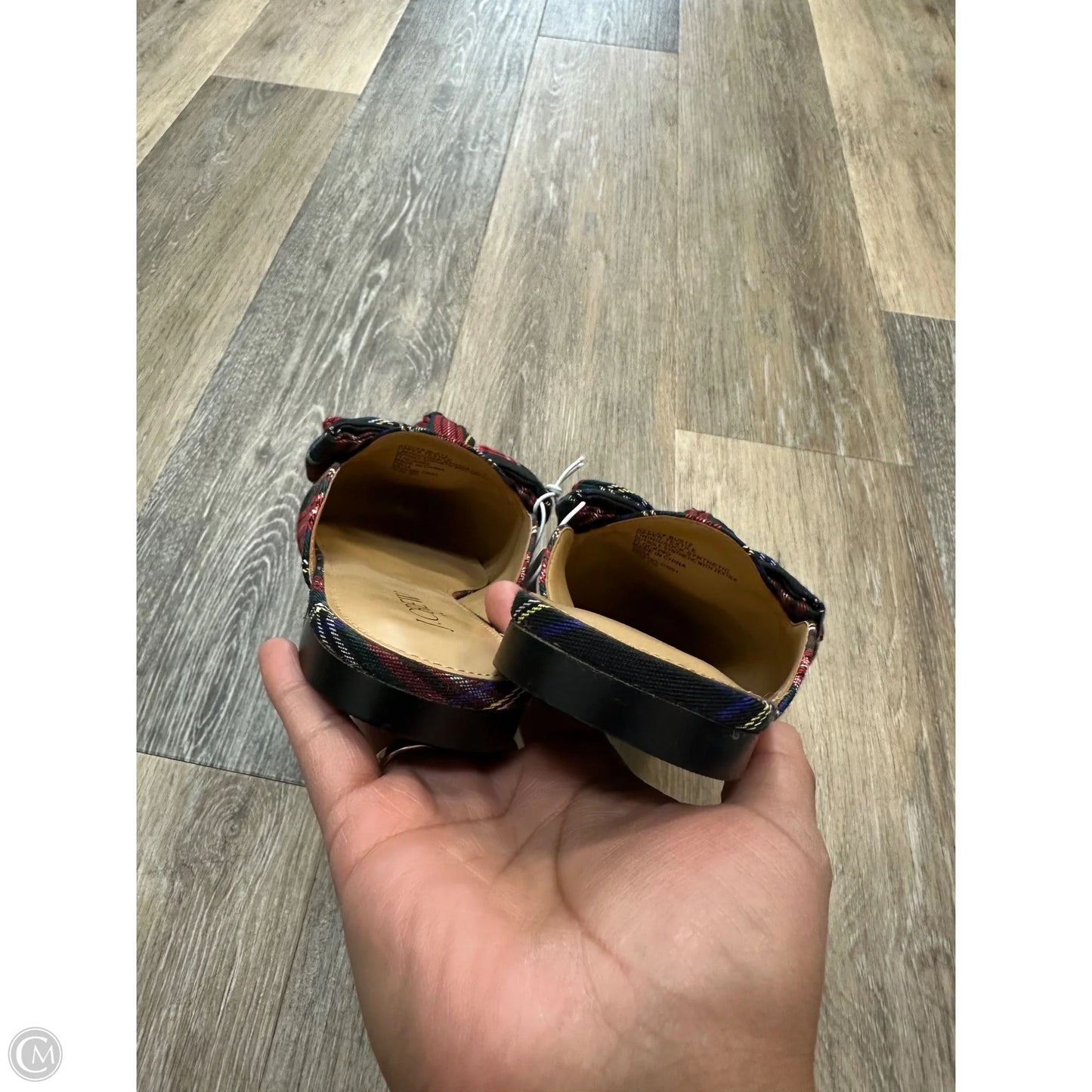 Shoes Flats By J. Crew In Plaid Pattern, Size: 9.5