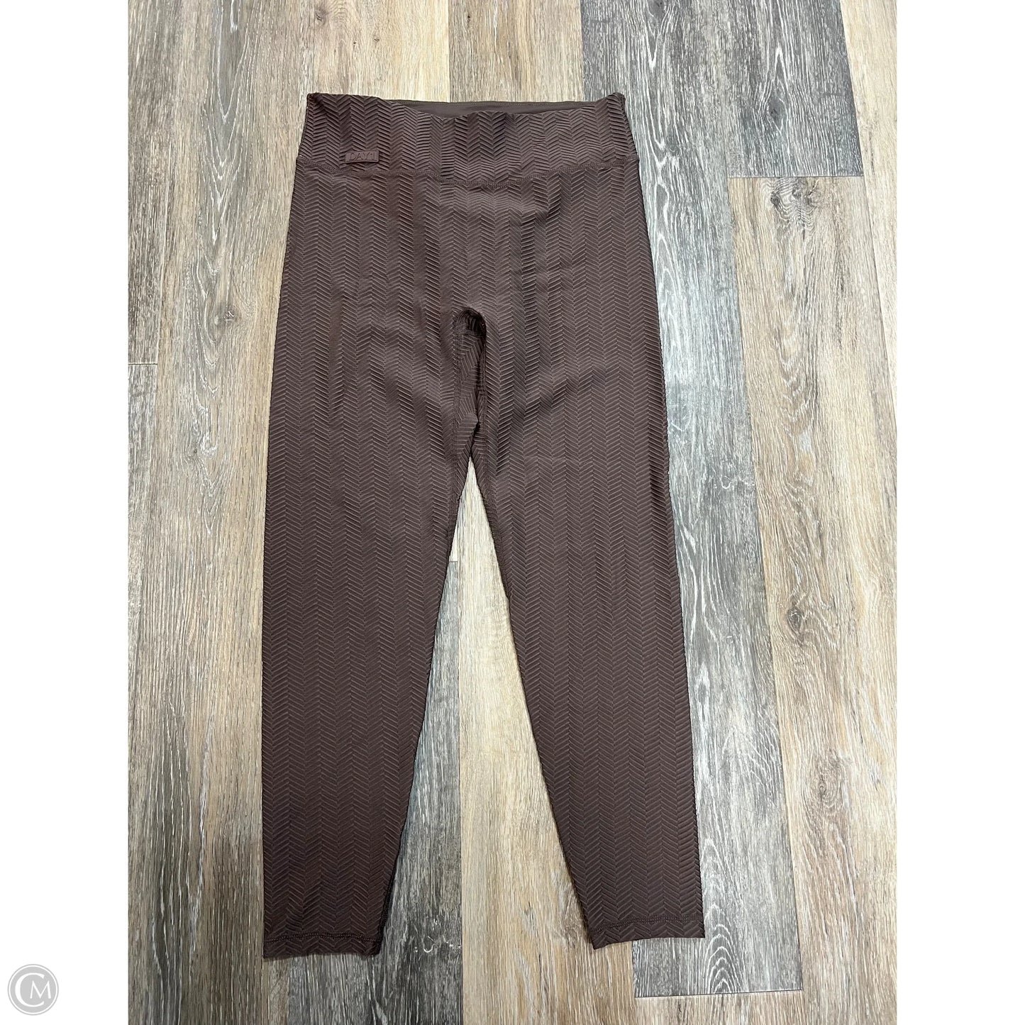 Athletic Leggings By Day1 In Brown, Size: Xl