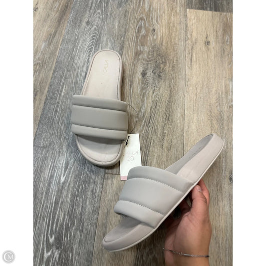 Sandals Flats By Calia In Grey, Size: 8