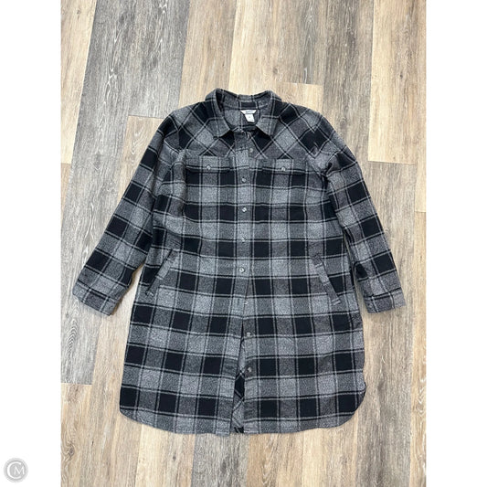 Jacket Shirt By Duluth Trading In Grey, Size: Xl