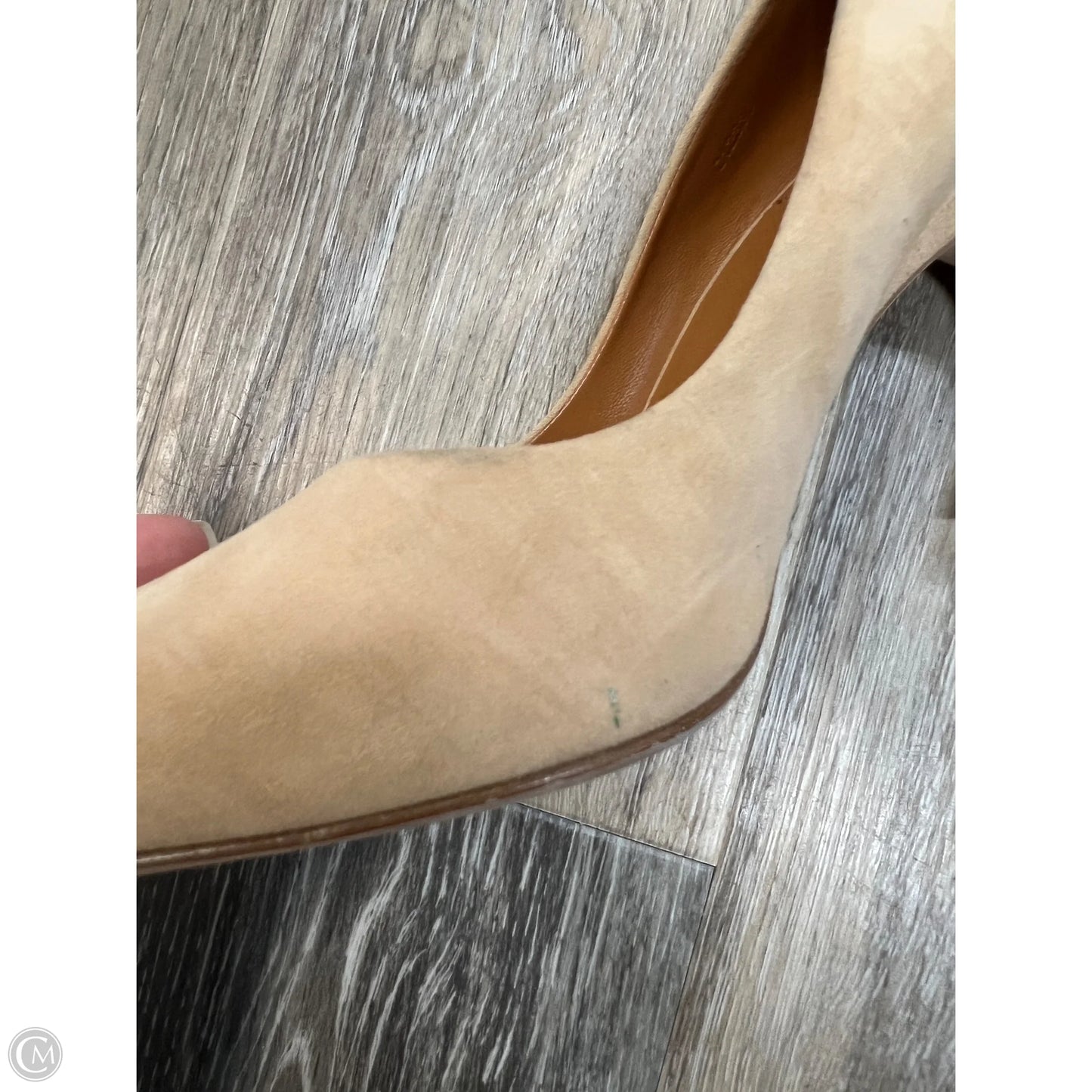 Shoes Luxury Designer By Chloe In Cream, Size: 8/38