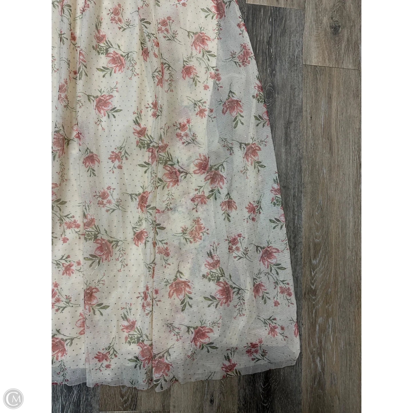 Dress Party Long By City Studio In Floral Print, Size: 16