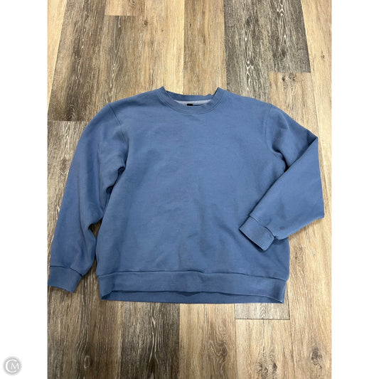 Athletic Sweatshirt Crewneck By Lululemon In Blue, Size: L