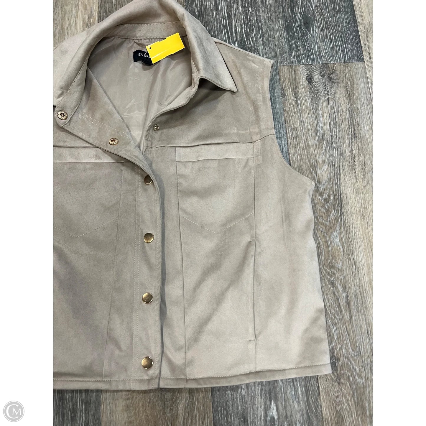 Vest Other By Evereve In Tan, Size: L