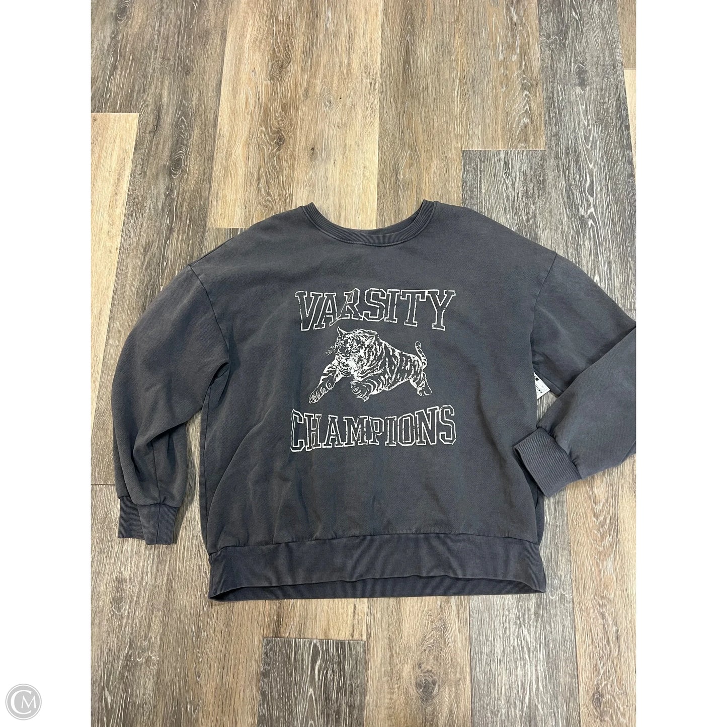 Sweatshirt Crewneck By Z Supply In Grey, Size: M