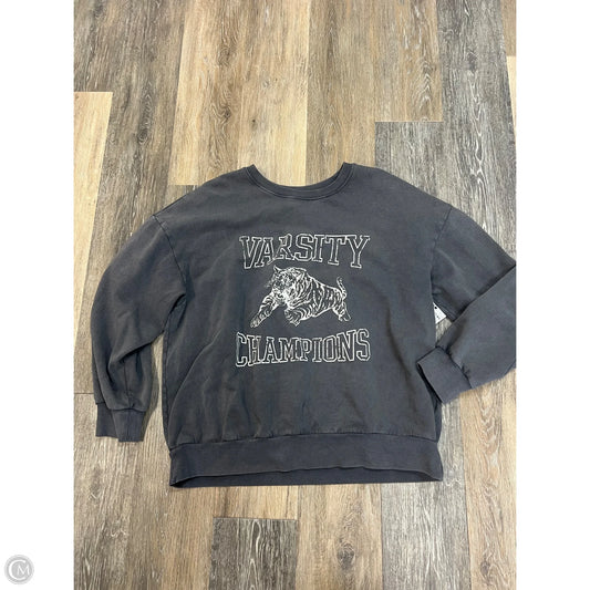 Sweatshirt Crewneck By Z Supply In Grey, Size: M