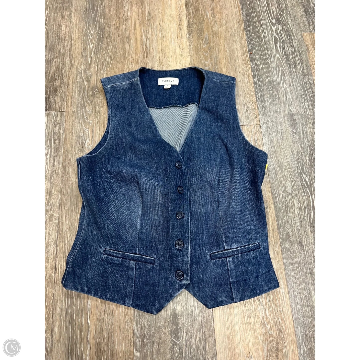 Vest Other By Evereve In Blue Denim, Size: S