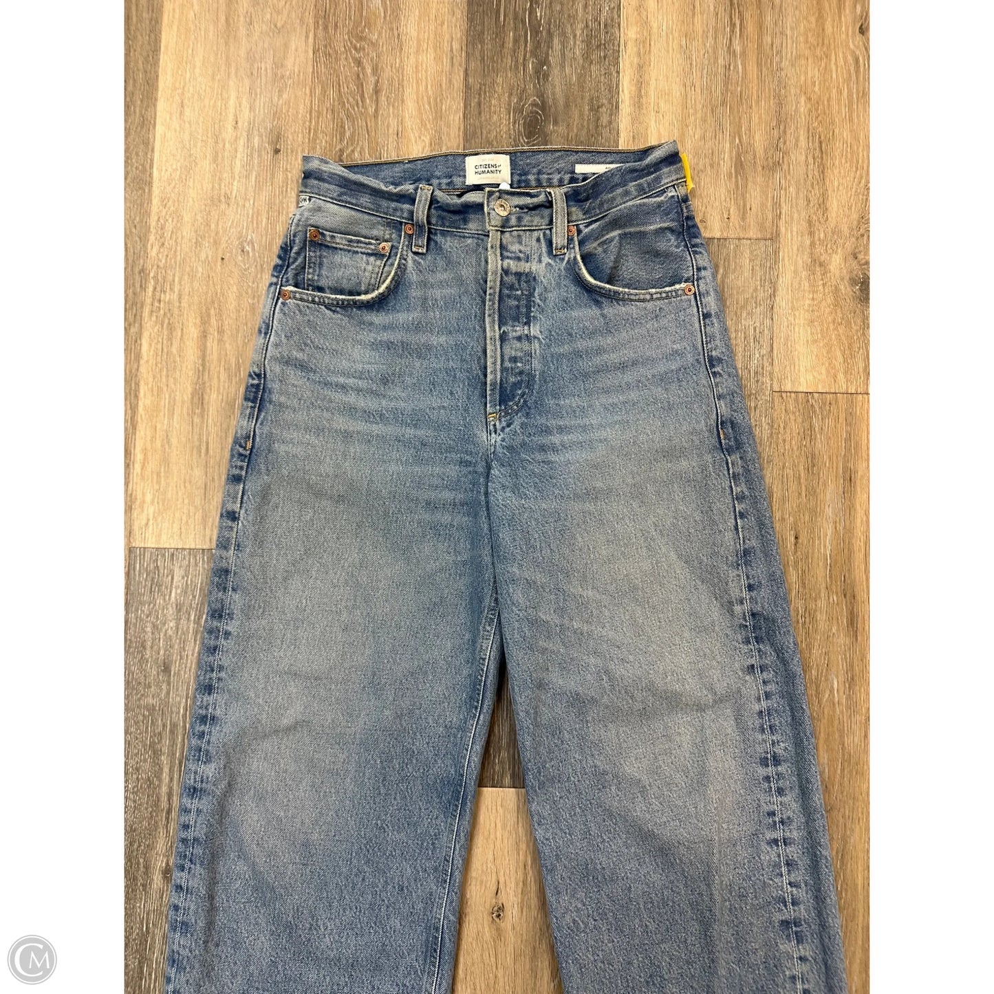 Jeans Wide Leg By Citizens Of Humanity In Blue Denim, Size: 10