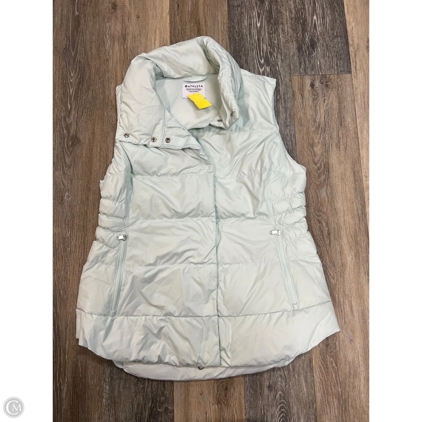 Vest Puffer By Athleta In Mint, Size: L