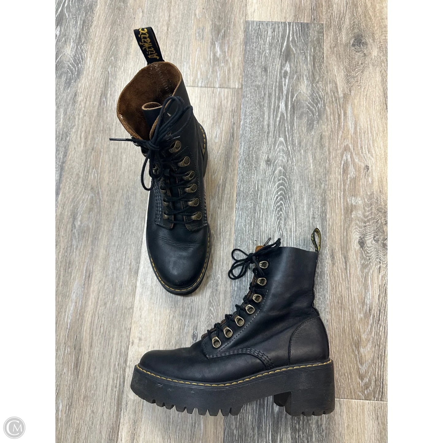 Boots Combat By Dr Martens In Black, Size: 7