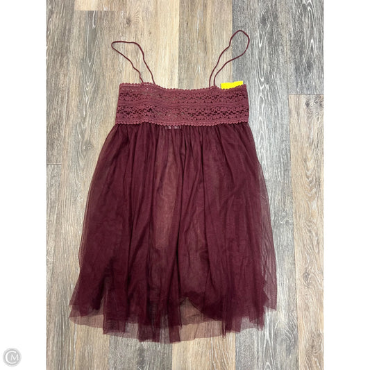 Dress Casual Short By Free People In Maroon, Size: S