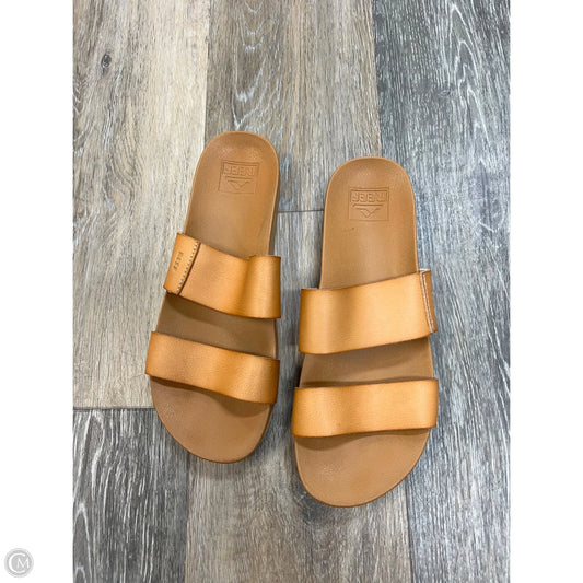 Sandals Flats By Reef In Tan, Size: 7