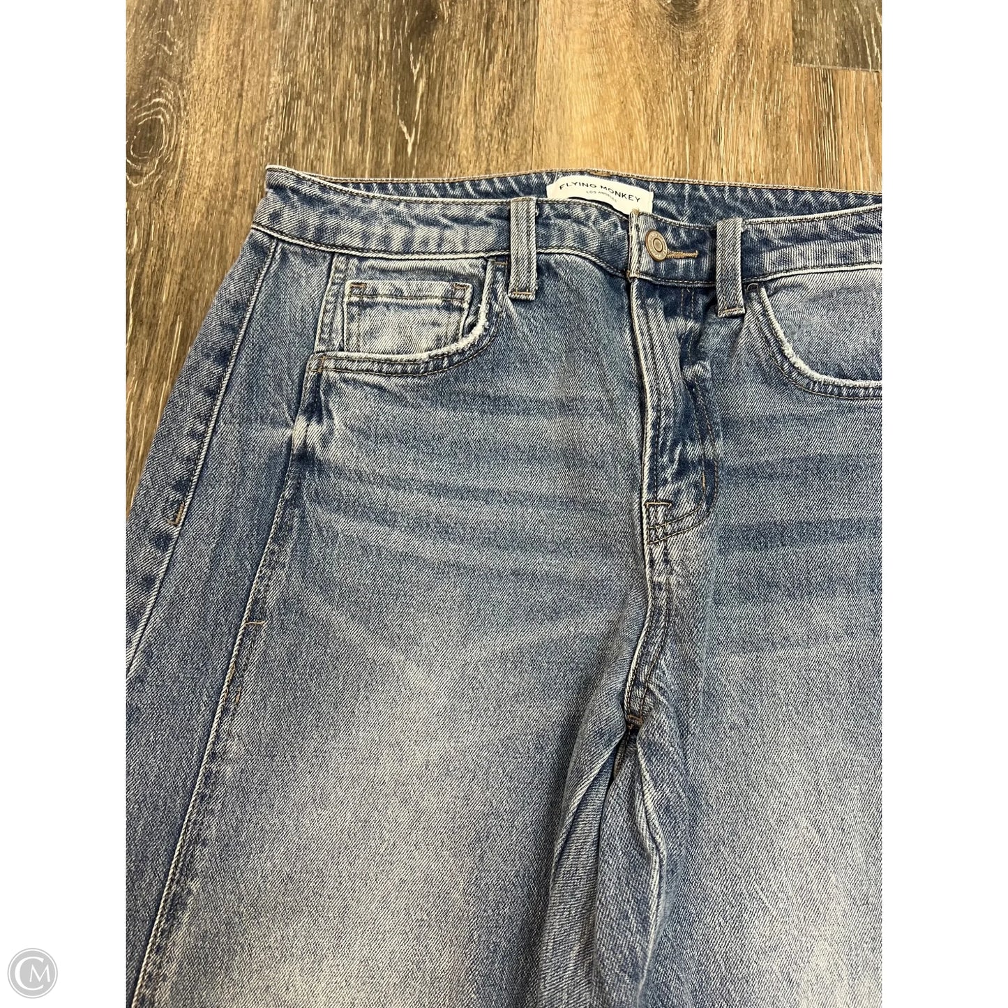 Jeans Wide Leg By Flying Monkey In Blue Denim, Size: 4/27