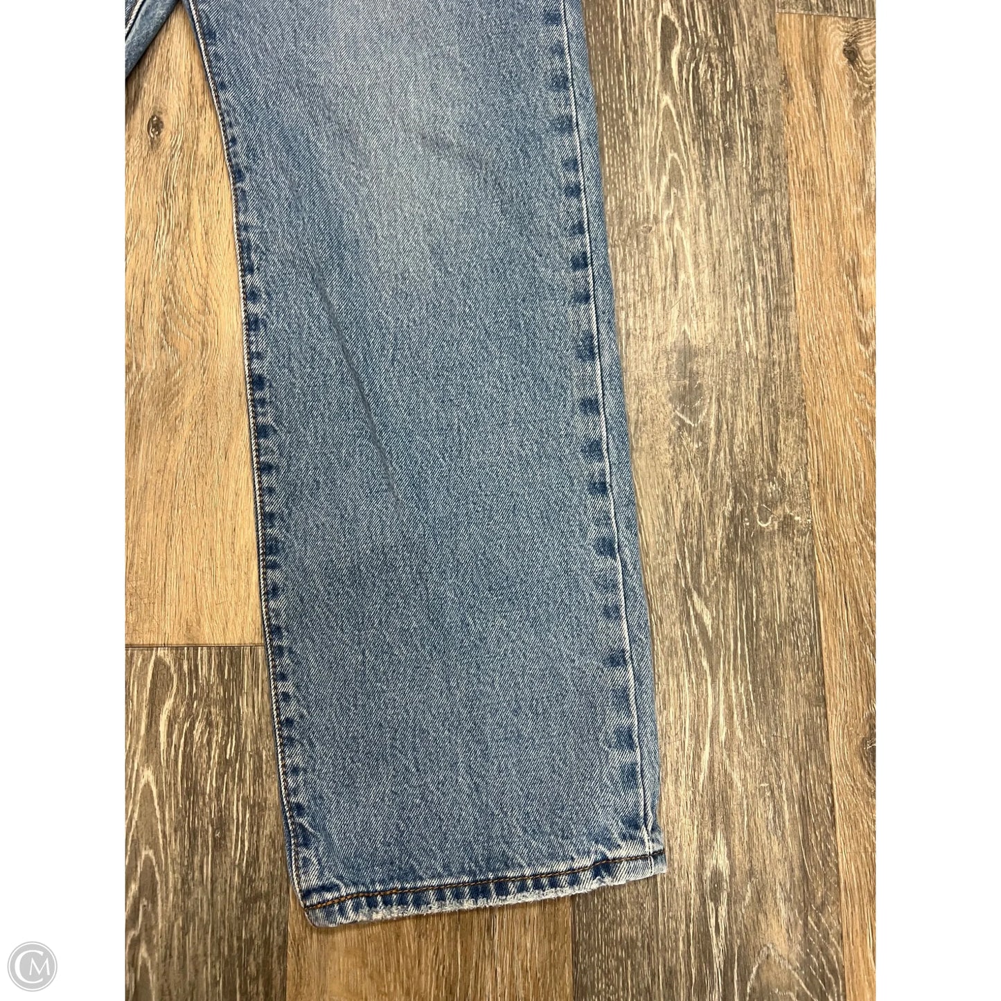 -Jeans Straight By Levis In Blue Denim, Size: 6/28