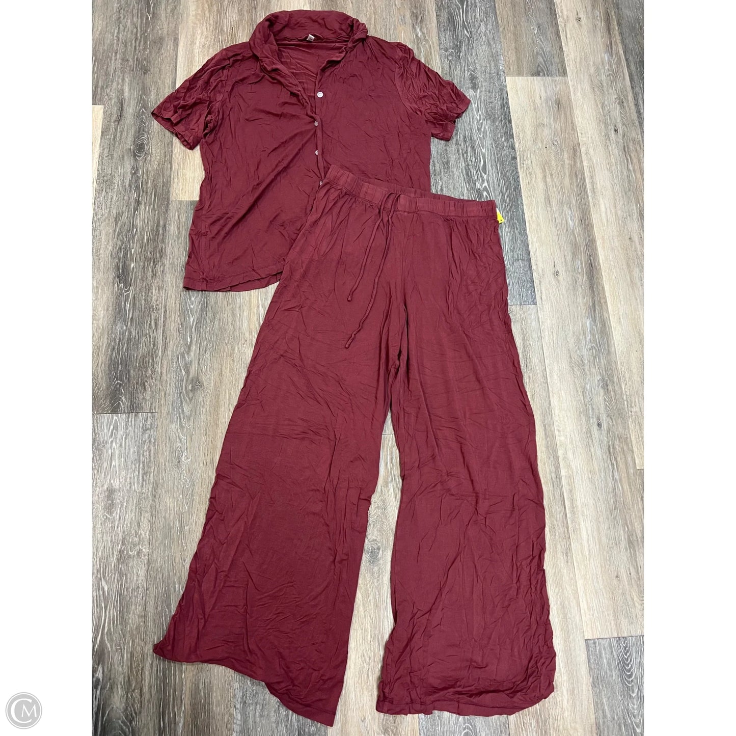 Pajamas 2pc By Goosebumps In Red, Size: L