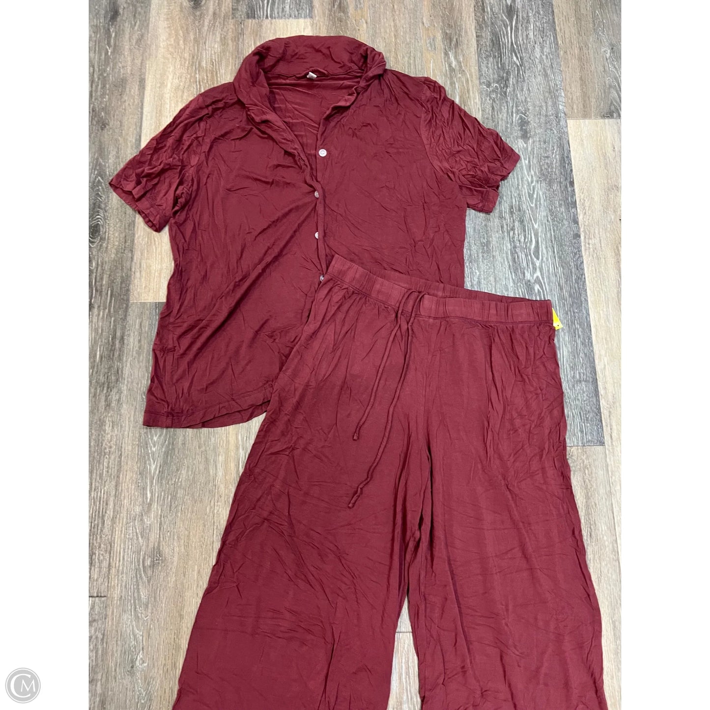 Pajamas 2pc By Goosebumps In Red, Size: L