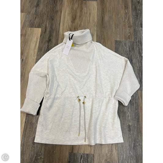 Sweatshirt Collar By Varley In Grey, Size: S