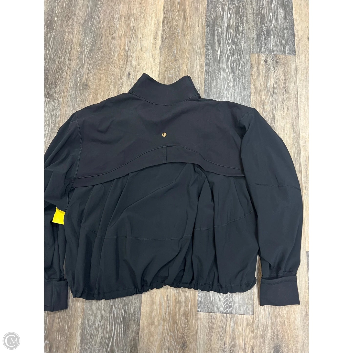 Athletic Jacket By Lululemon In Black, Size: 6