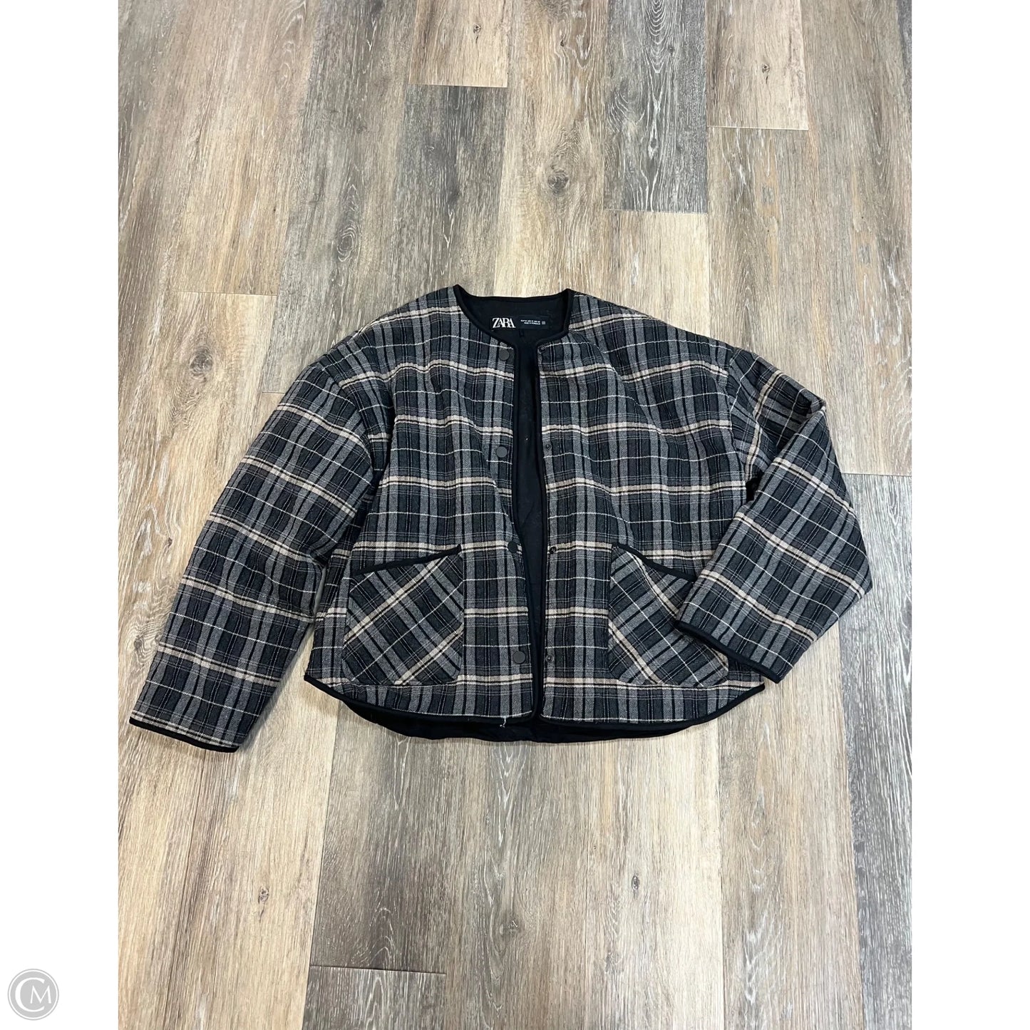 Jacket Other By Zara In Plaid Pattern, Size: M