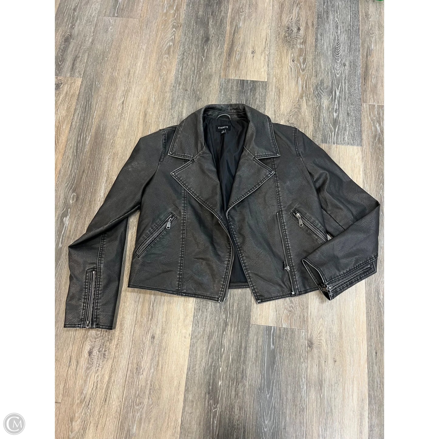 -Jacket Moto By Evereve In Black, Size: M