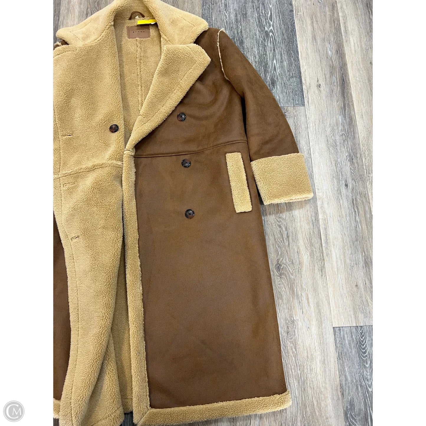 Jacket Faux Fur & Sherpa By Blanknyc In Brown, Size: S