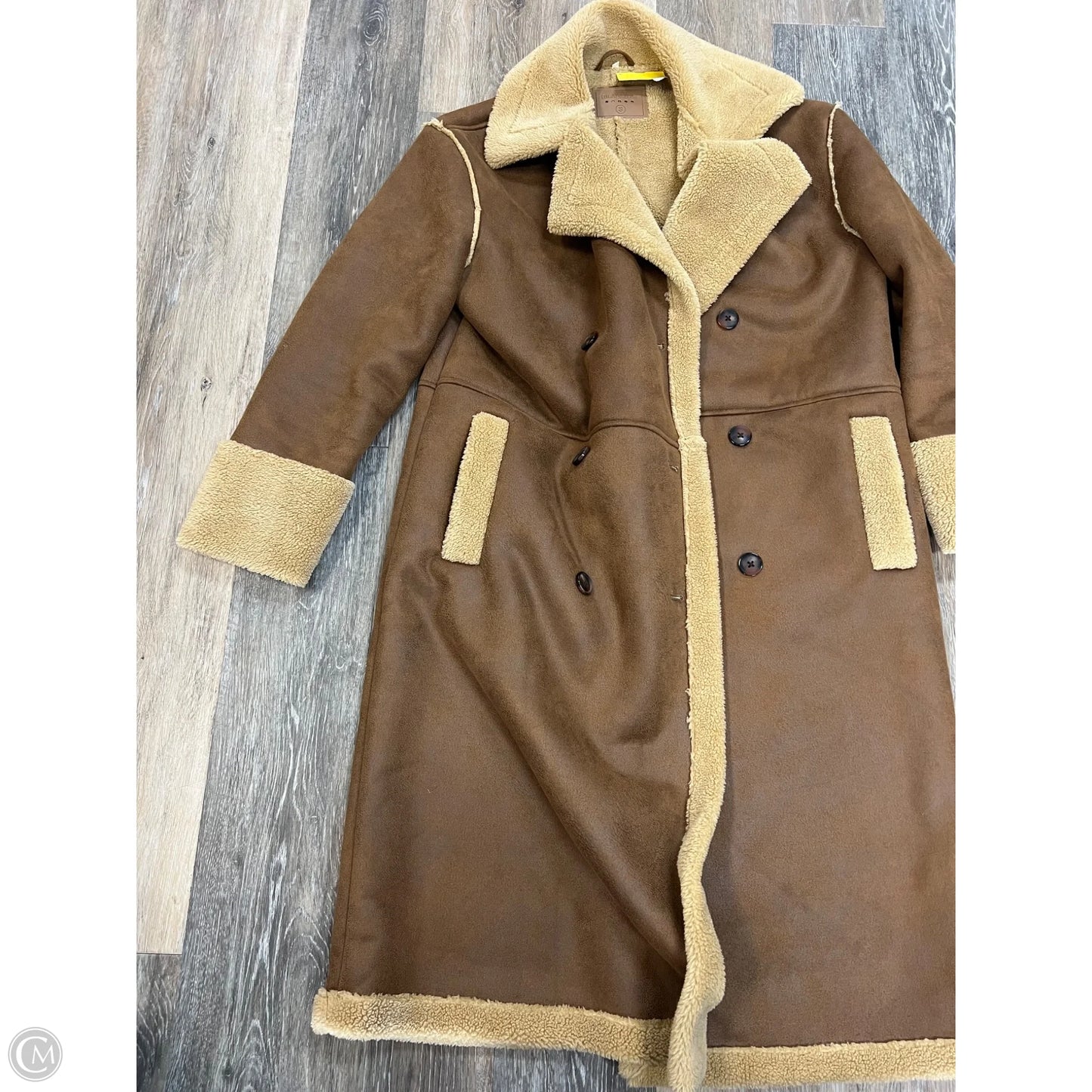 Jacket Faux Fur & Sherpa By Blanknyc In Brown, Size: S