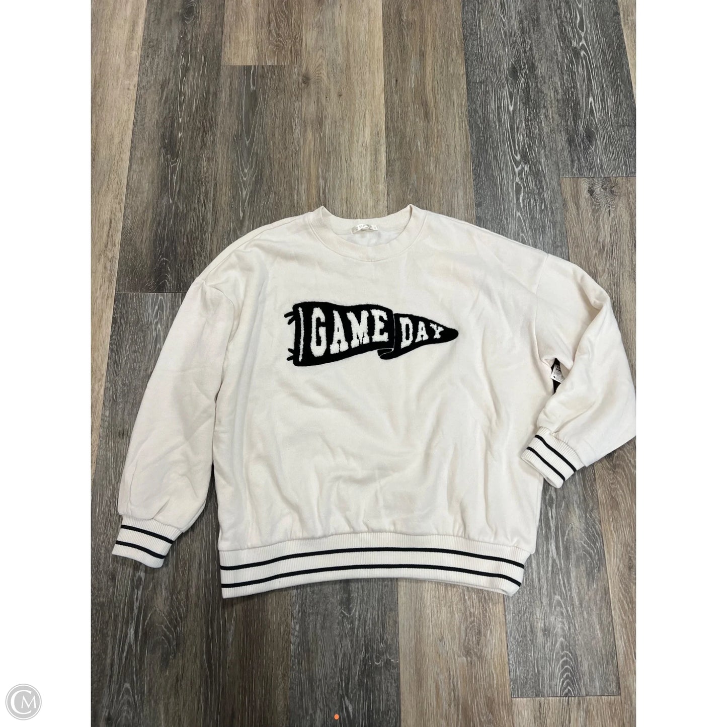 Sweatshirt Crewneck By Z Supply In Cream, Size: Xs