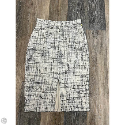 Skirt Midi By Lk Bennett In Cream, Size: 4