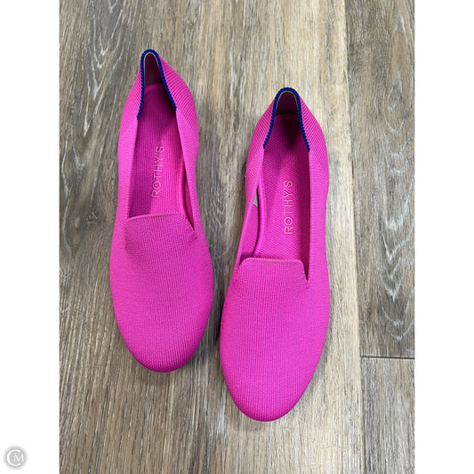 -Shoes Flats By Rothys In Pink, Size: 7.5
