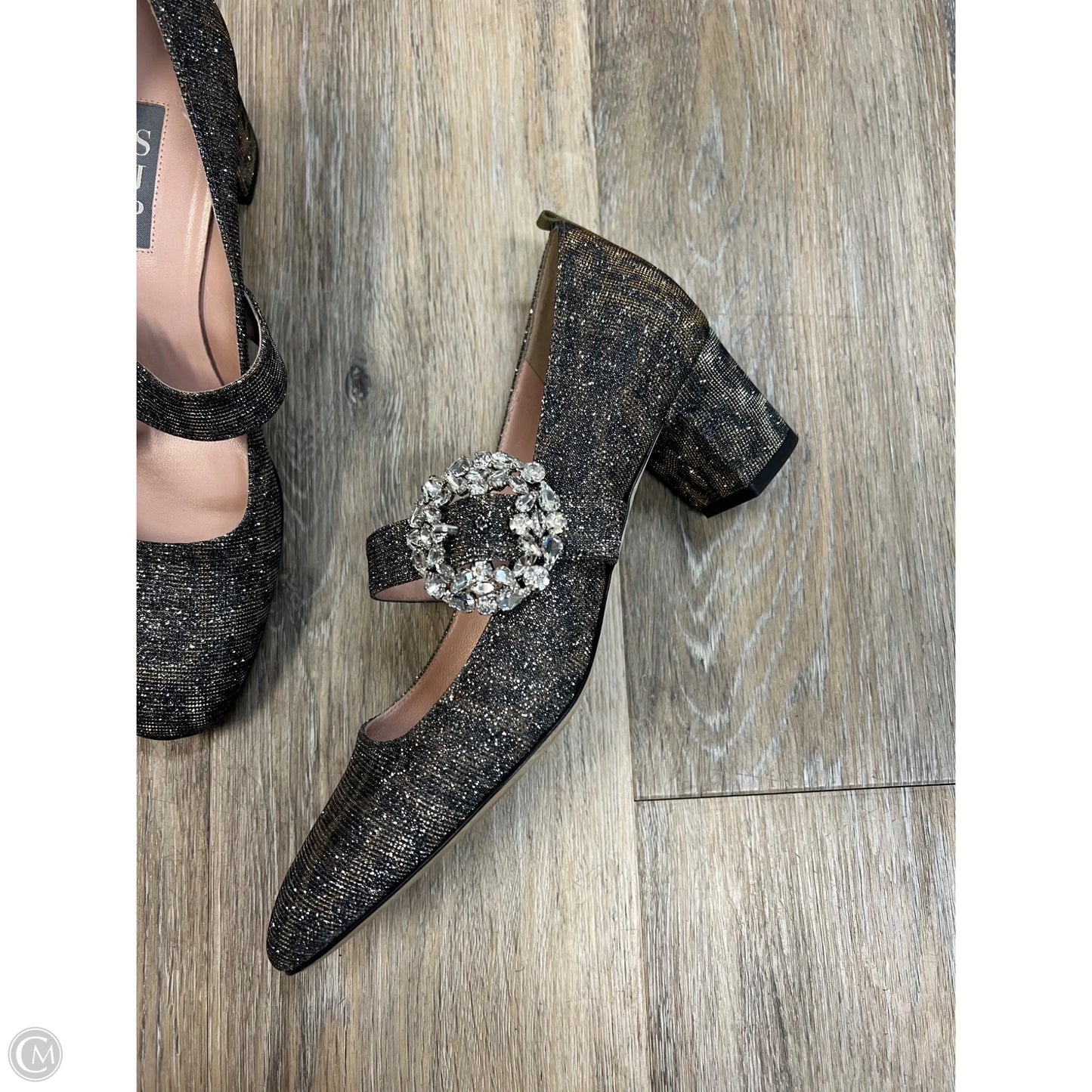 Shoes Heels Block By SJP Sarah Jessica Parker In Silver, Size: 7.5