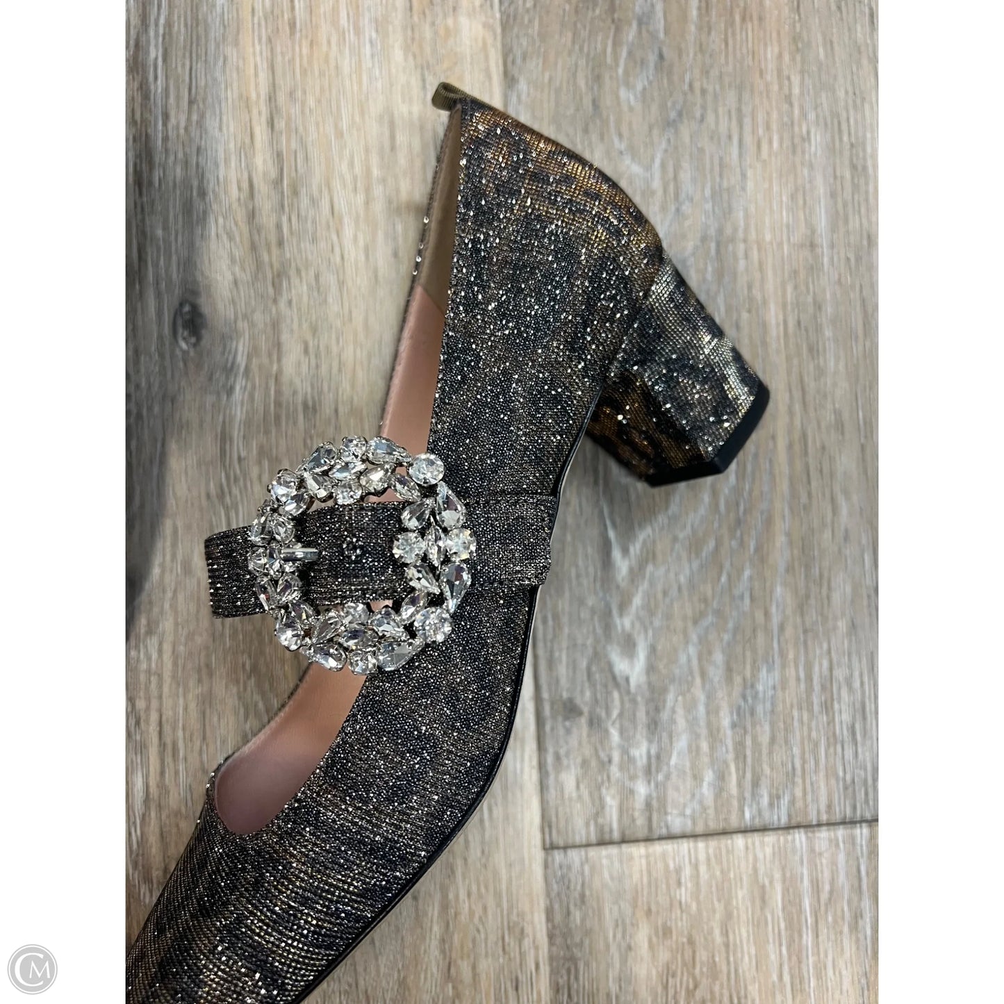Shoes Heels Block By SJP Sarah Jessica Parker In Silver, Size: 7.5