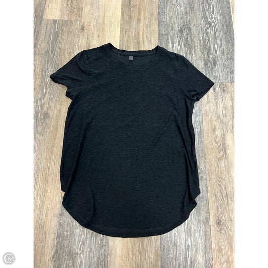 Athletic Top Short Sleeve By Beyond Yoga In Grey, Size: S