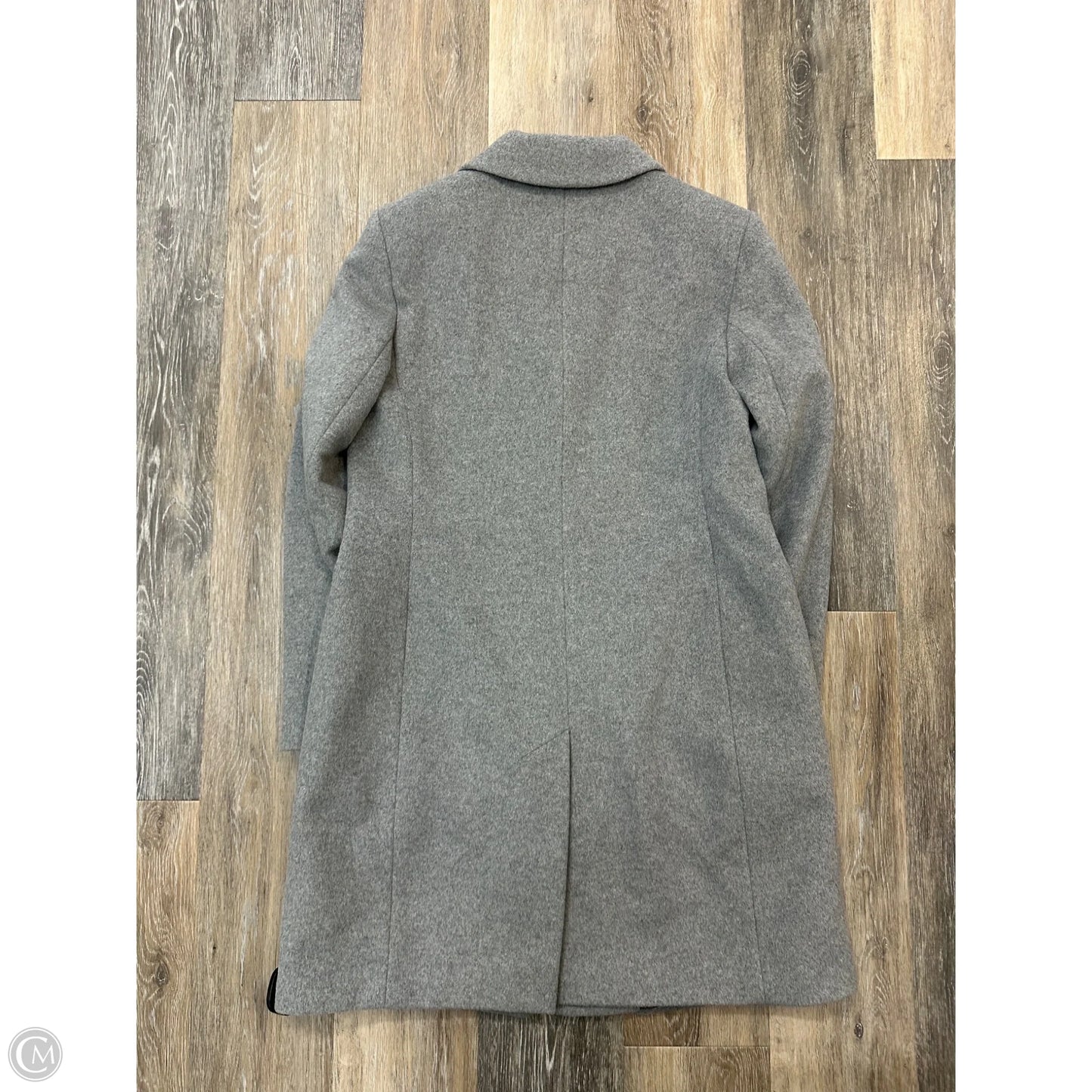 Coat Peacoat By Lauren By Ralph Lauren In Grey, Size: 8