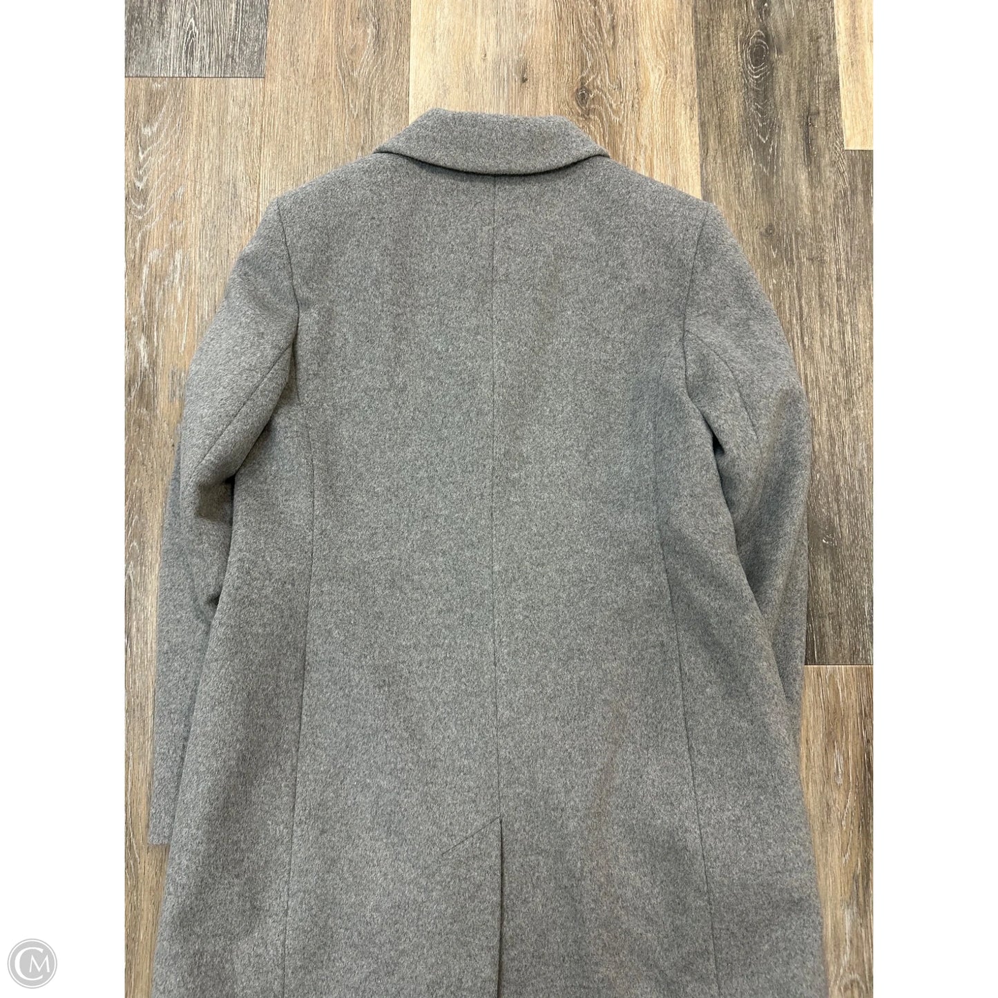 Coat Peacoat By Lauren By Ralph Lauren In Grey, Size: 8