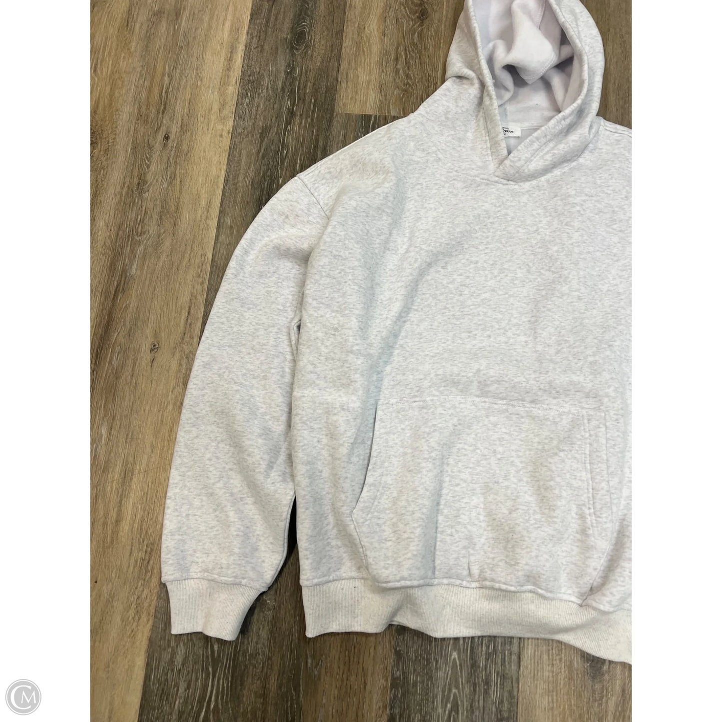 Sweatshirt Hoodie By Tic Toc In Grey, Size: Xl