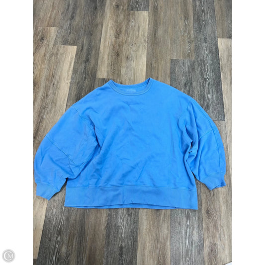 Sweatshirt Crewneck By Aerie In Blue, Size: Xl