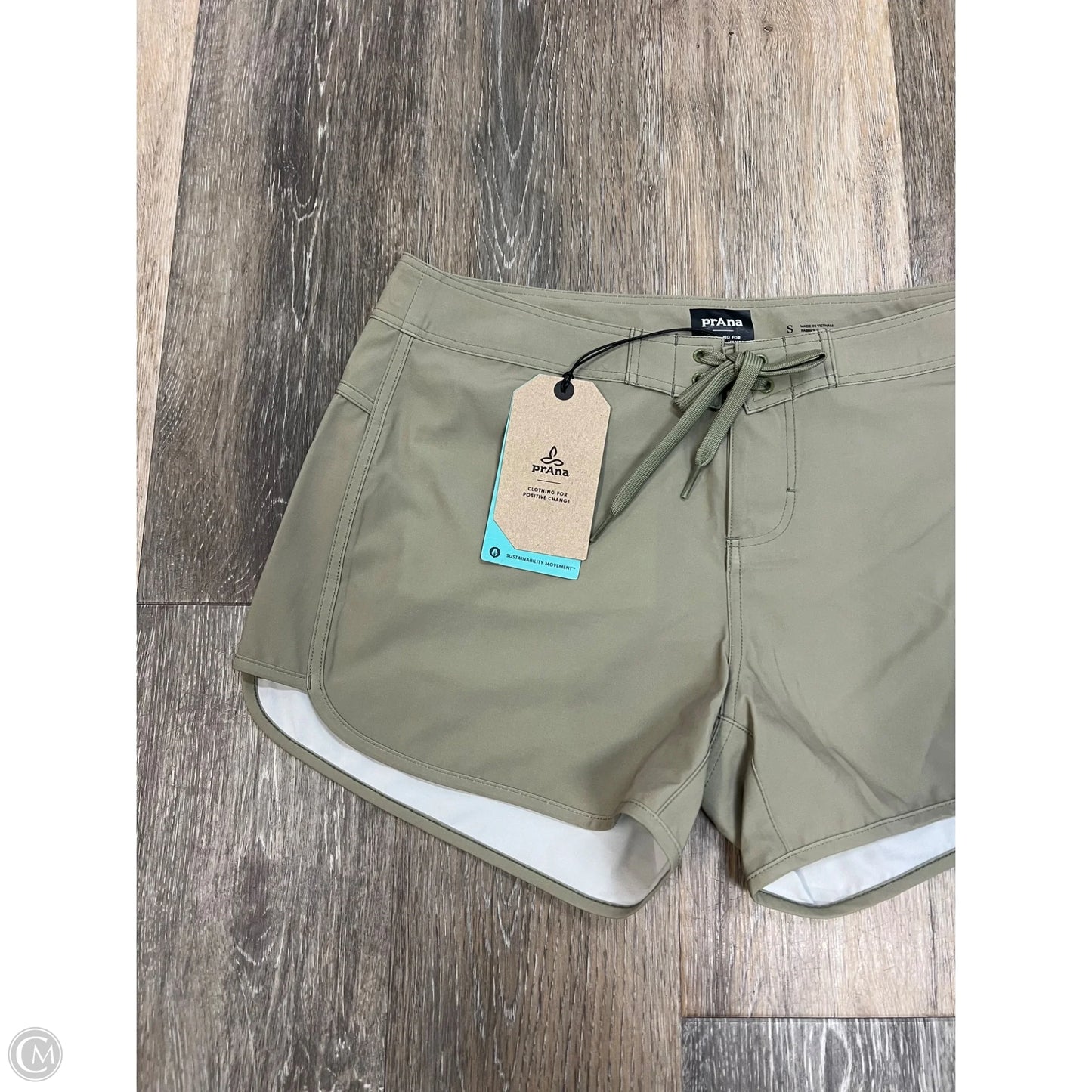 Athletic Shorts By Prana In Green, Size: S