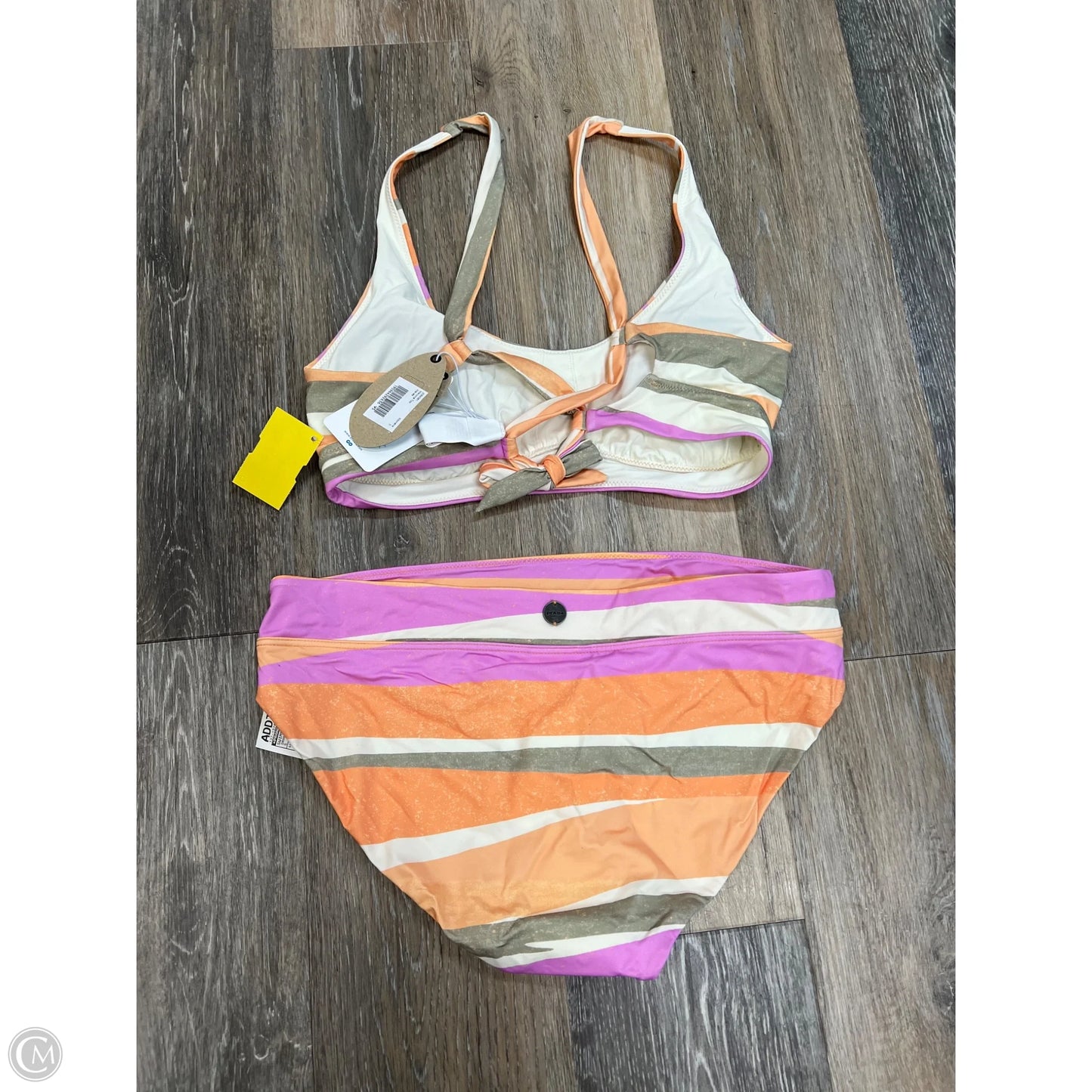 Swimsuit 2pc By Prana In Orange & Pink, Size: S