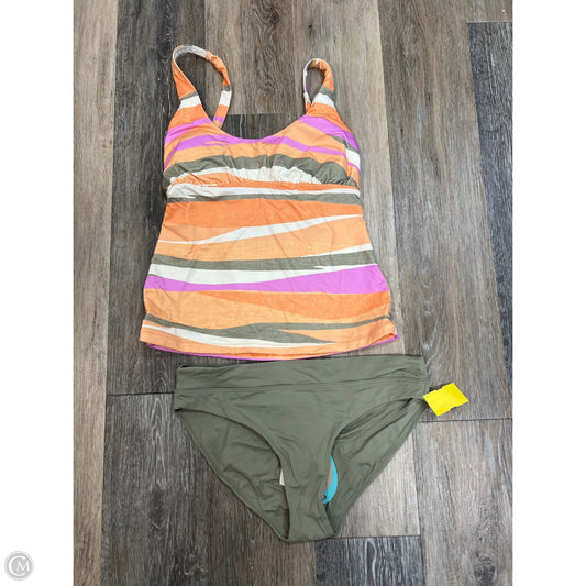 Swimsuit 2pc By Prana In Orange & Pink, Size: S