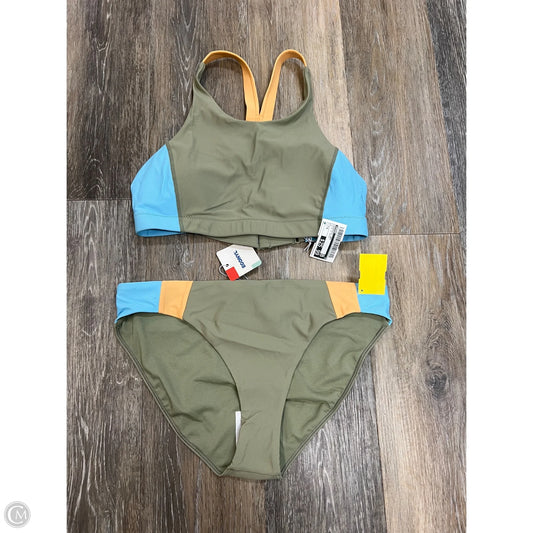 Swimsuit 2pc By Prana In Blue & Green, Size: S