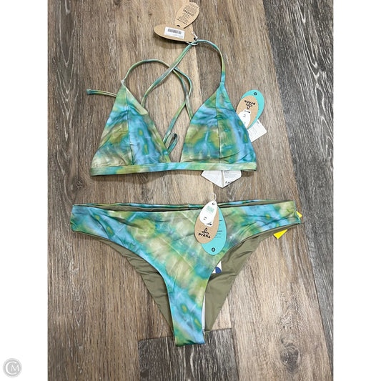 Swimsuit 2pc By Prana In Blue & Green, Size: S