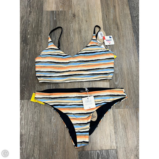 Swimsuit 2pc By Prana In Striped Pattern, Size: S