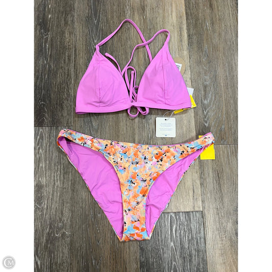 Swimsuit 2pc By Prana In Orange & Pink, Size: S