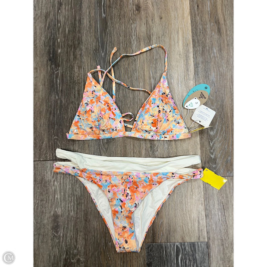 Swimsuit 2pc By Prana In Orange & Pink, Size: S