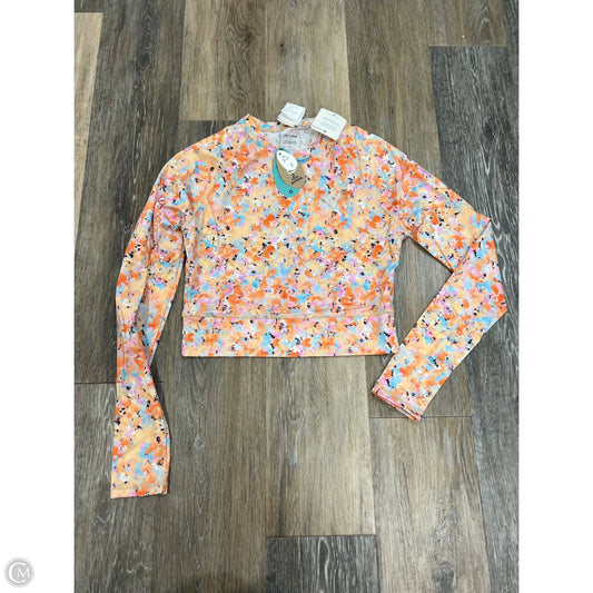 Swimsuit Top By Prana In Orange & Pink, Size: S