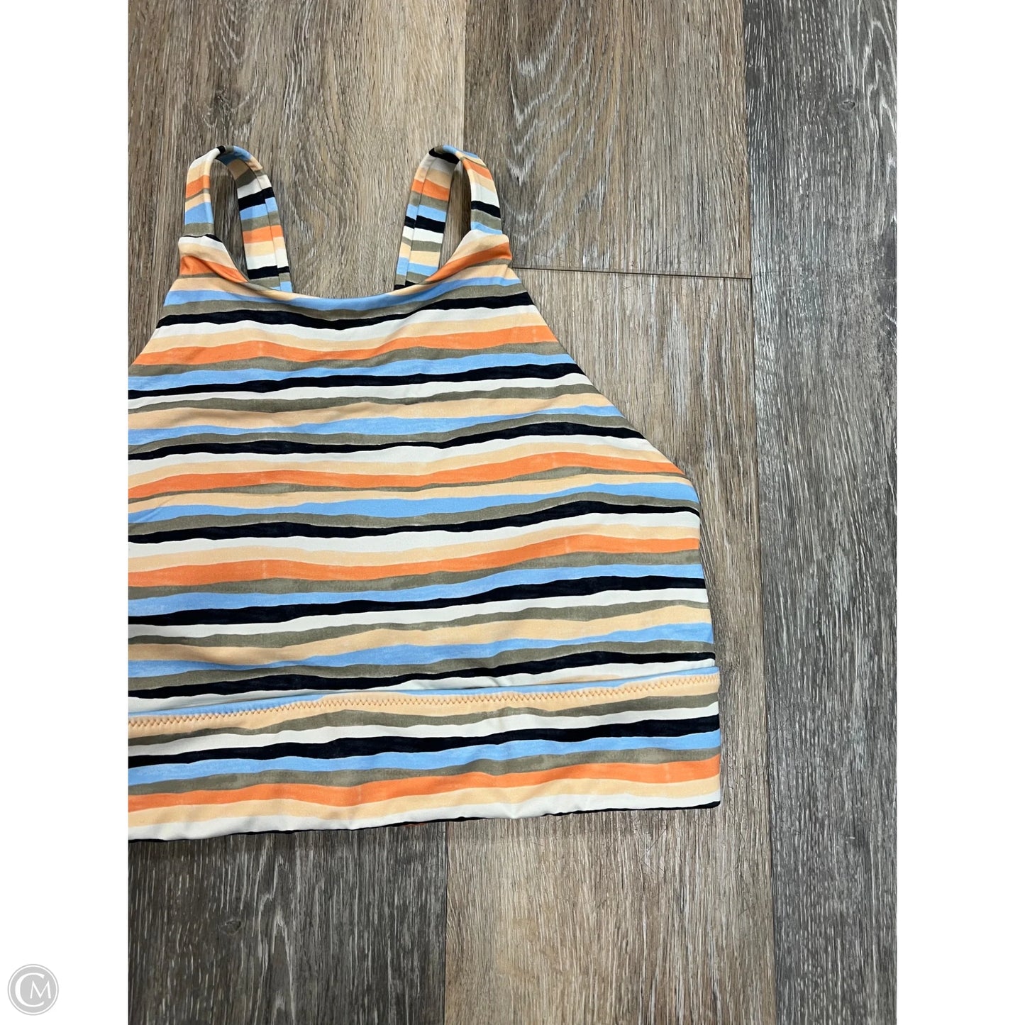 Swimsuit Top By Prana In Striped Pattern, Size: S